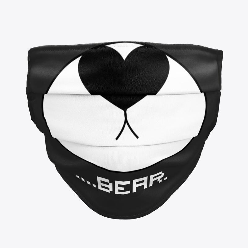 Bear face mask and Sticker!